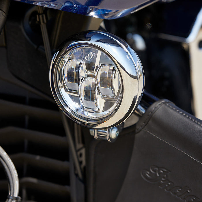 Indian Motorcycle Pathfinder S LED Driving Lights, Chrome | 2884708-156 - Bair's Powersports