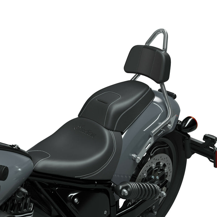 Indian Motorcycle Passenger Slim Backrest Pad, Black | 2884802-VBA - Bair's Powersports
