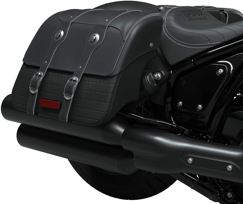 Indian Motorcycle Saddlebags, Black | 2884924-VBA - Bair's Powersports