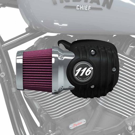 Indian Motorcycle Thunderstroke® Forward Stage 1 Air Intake, Chrome | 2884950-156 - Bair's Powersports
