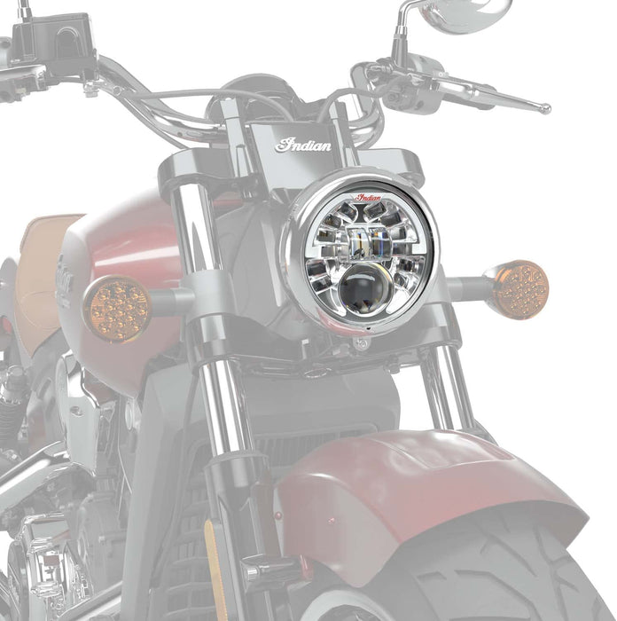 Indian Motorcycle Pathfinder 5 3/4 in. Adaptive LED Headlight | 2884996-156 - Bair's Powersports