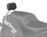 Indian Motorcycle Syndicate Low Profile Passenger Backrest Pad, Gray | 2890036-VBB - Bair's Powersports